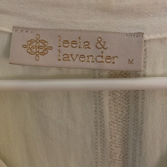 Leela and lavender boutique linen blouse - Picture 2 of 6